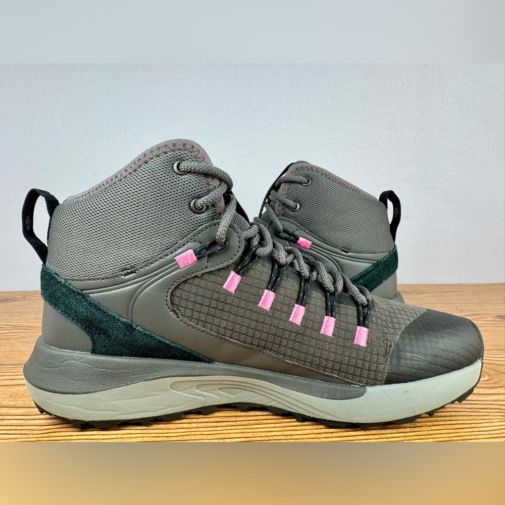 Women’s Columbia Radlock Mid Gray Pink Hiking Boots Outdoors Sz 9.5 - Picture 5 of 11